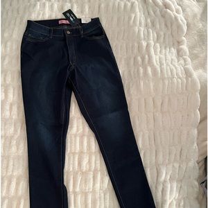 Dark wash skinny jeans Size 15 Juniors